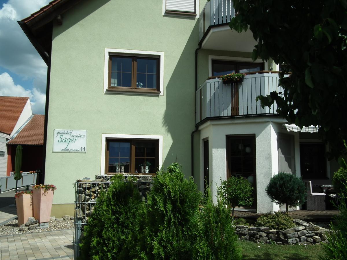 Gaestehof - Weinbau Saeger Nordheim am Main Zewnętrze zdjęcie